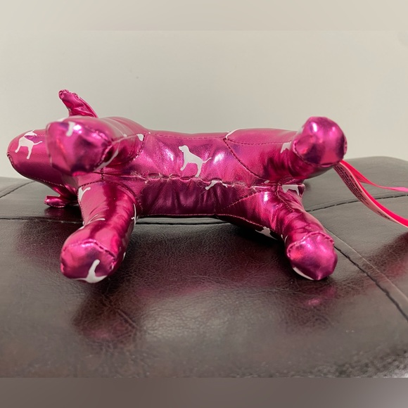Victorias Secret Mini Dog Limited Editon National Puppy Metallic Pink & Skeleton - Picture 11 of 11